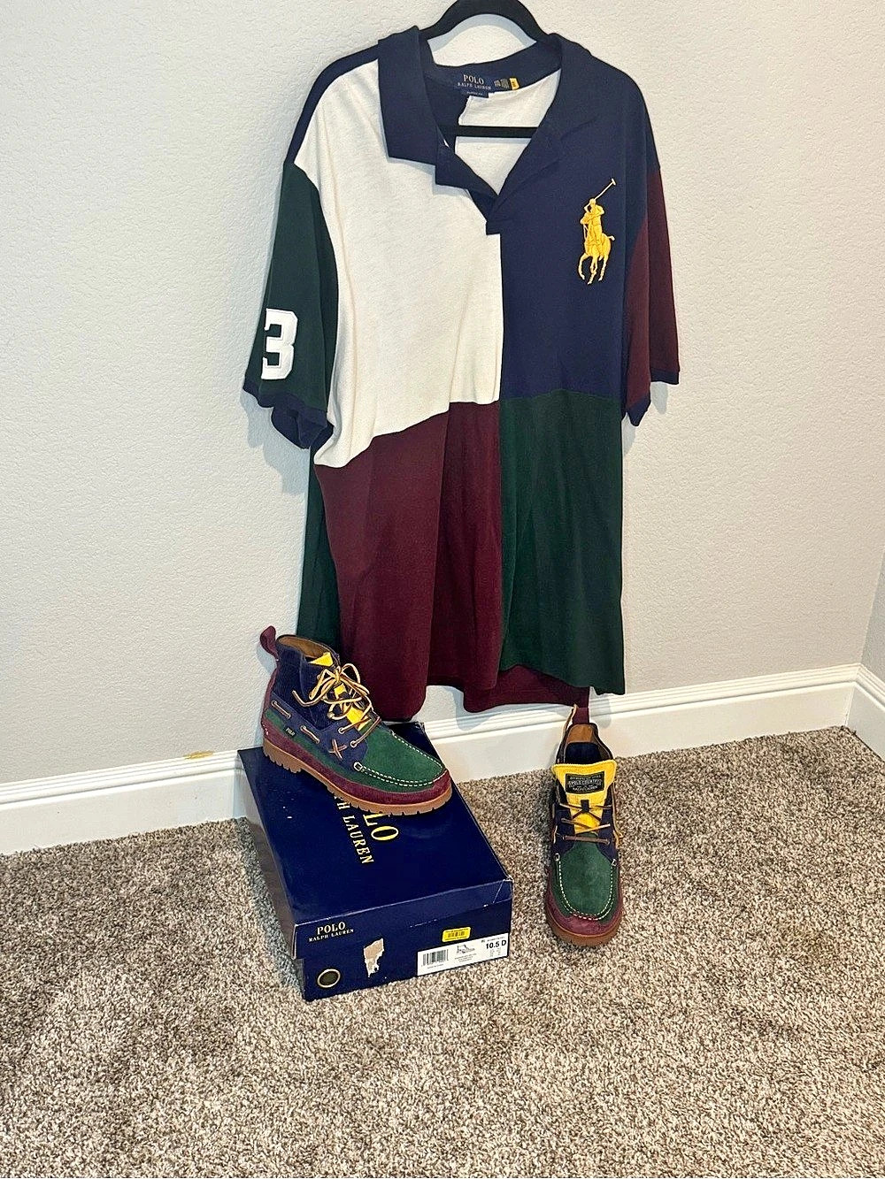 Polo Ralph Lauren Color Block Polo XXL